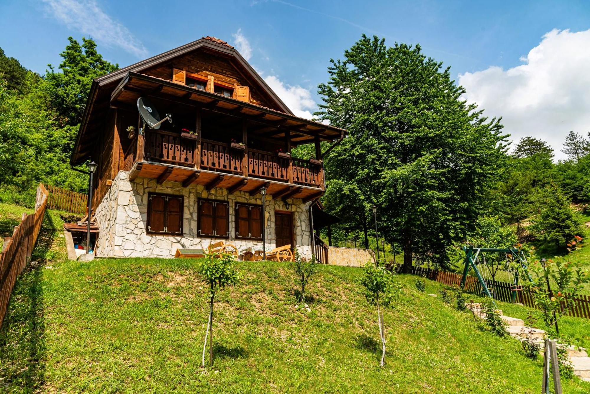 Drvene Kuce Suska - Wooden Houses Suska Zaovine Oda fotoğraf